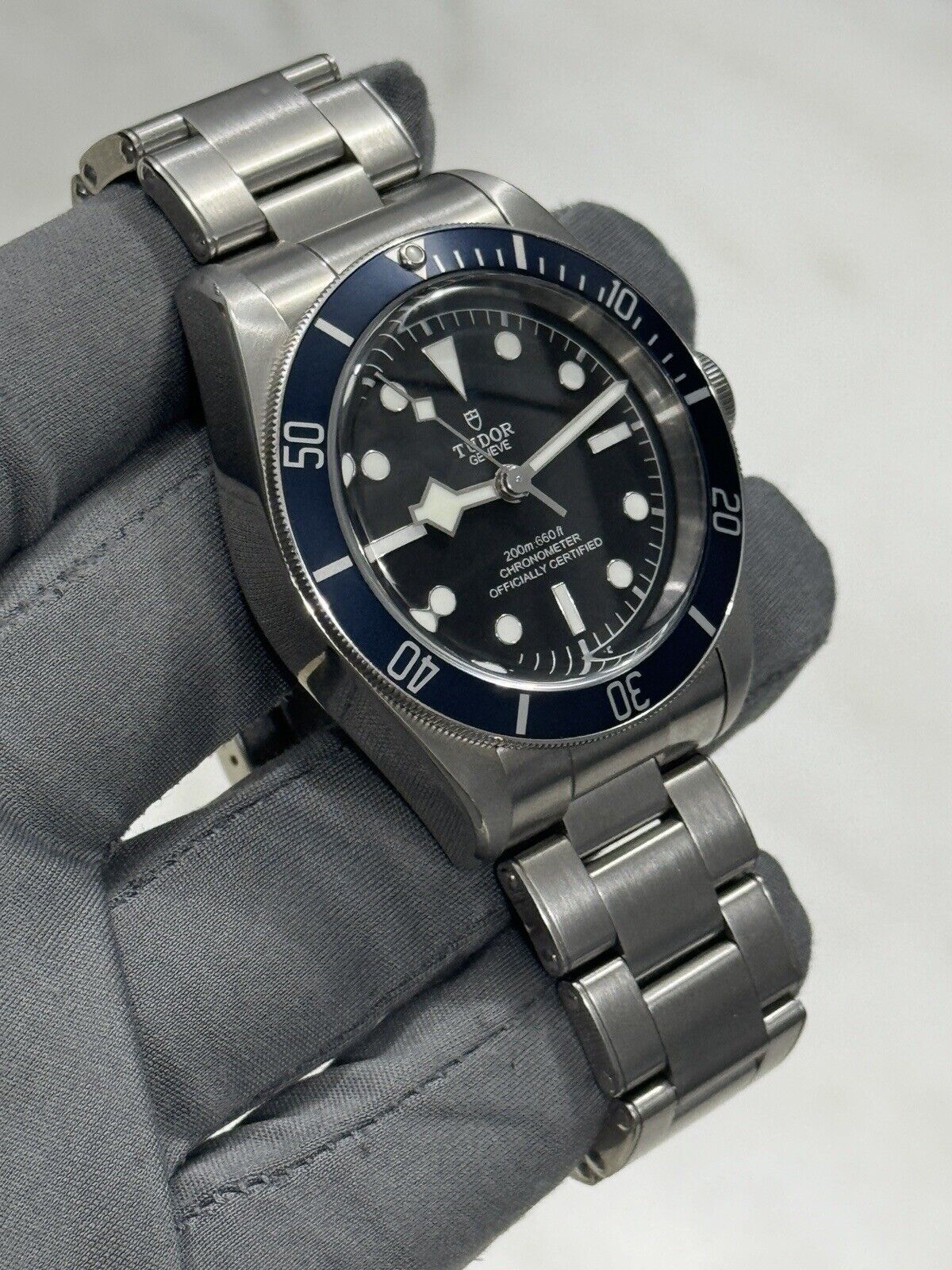 2021 TUDOR Black Bay Blue Stainless Steel Men's Watch 79230B - Box & Papers