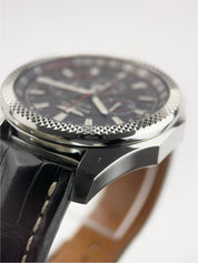 Breitling Bentley Barnato Steel Black Dial 49mm Automatic Mens Watch A25368