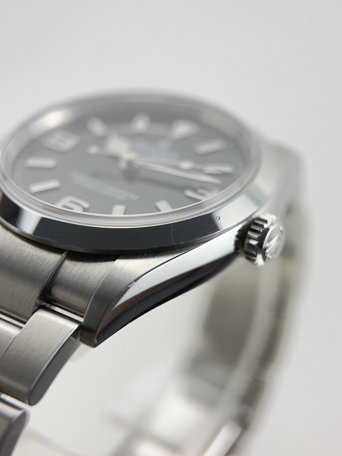 2022 Rolex Explorer Steel Black 36mm Automatic Men’s Watch 124720 - Box/Papers