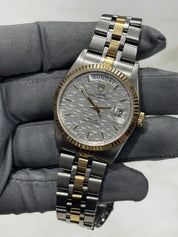 2011 Tudor Date Day Steel and Gold 36mm Automatic Men’s Watch 76213 W/ Papers