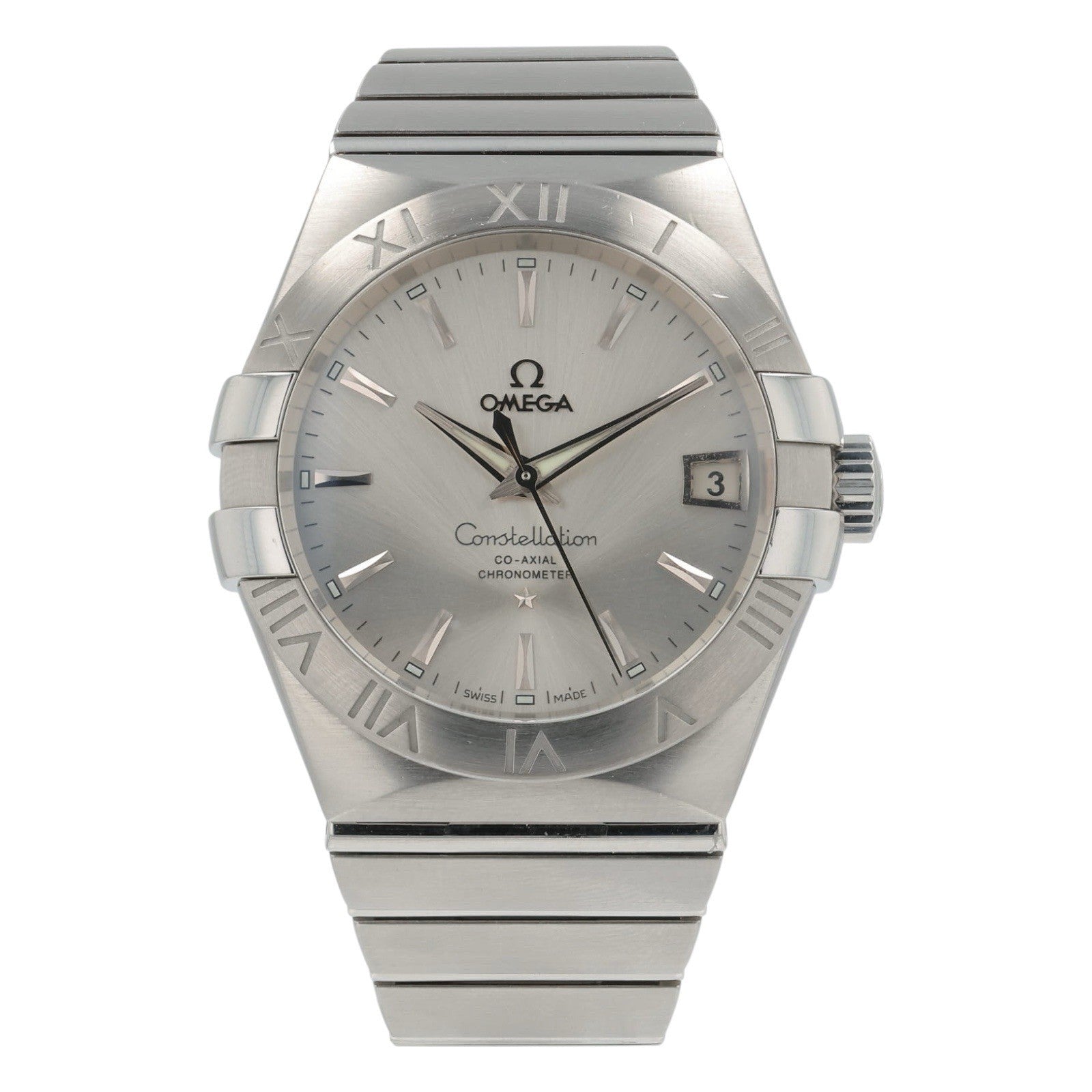Omega Constellation Steel Silver Dial 38mm Automatic Men’s 123.10.38.21.02.001