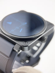 Bell & Ross Radar Stainless Steel Blue Dial 46mm Automatic Men's Watch BR01-92