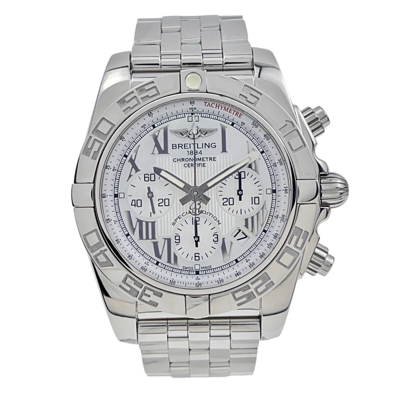 2018 Breitling Chronomat 44 Stainless Steel Automatic Men’s Watch AB0110