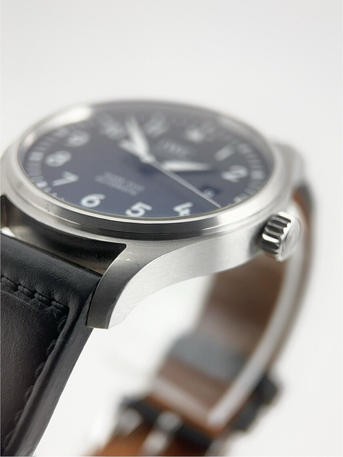 2019 IWC Pilot Mark Steel Black Dial 40mm Automatic Men’s Watch IW327009