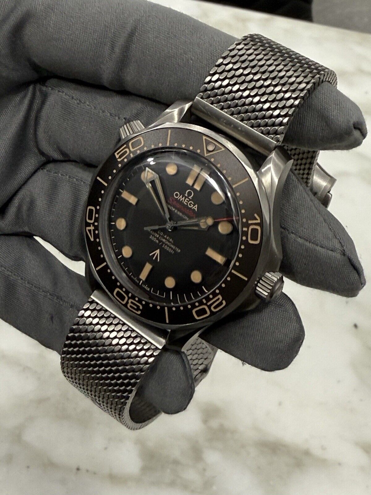 2022 Omega Seamaster NTTD James Bond 007 “No Time To Die” 210.90.42.20.01.001