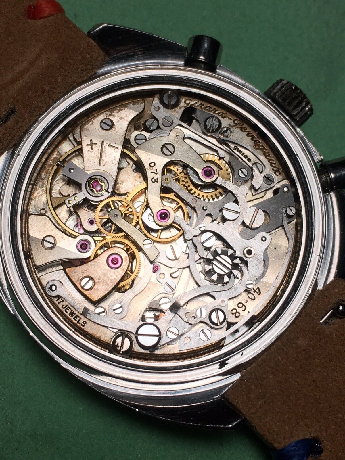 1960’s Girard Perregaux Olimpico Stainless Steel Chronograph 9227FA