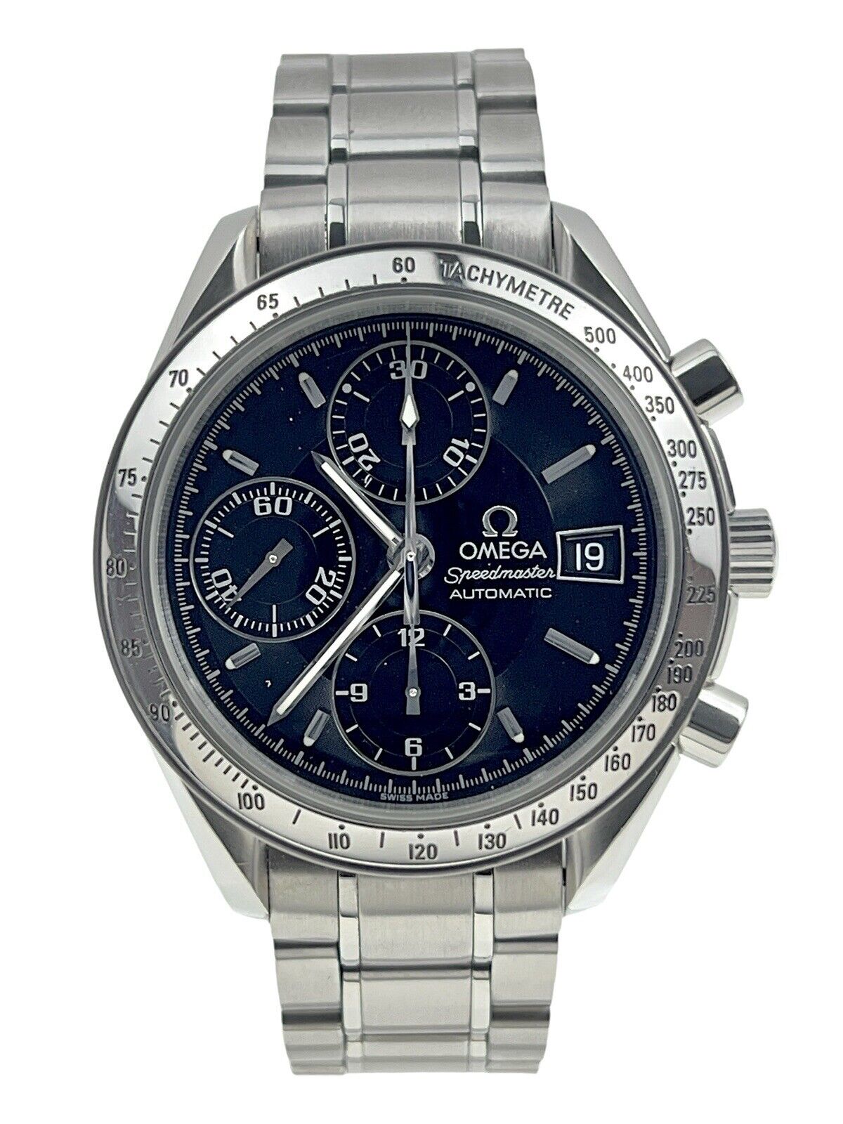 Omega Speedmaster Date Steel Black Dial 39mm Automatic Men's Watch