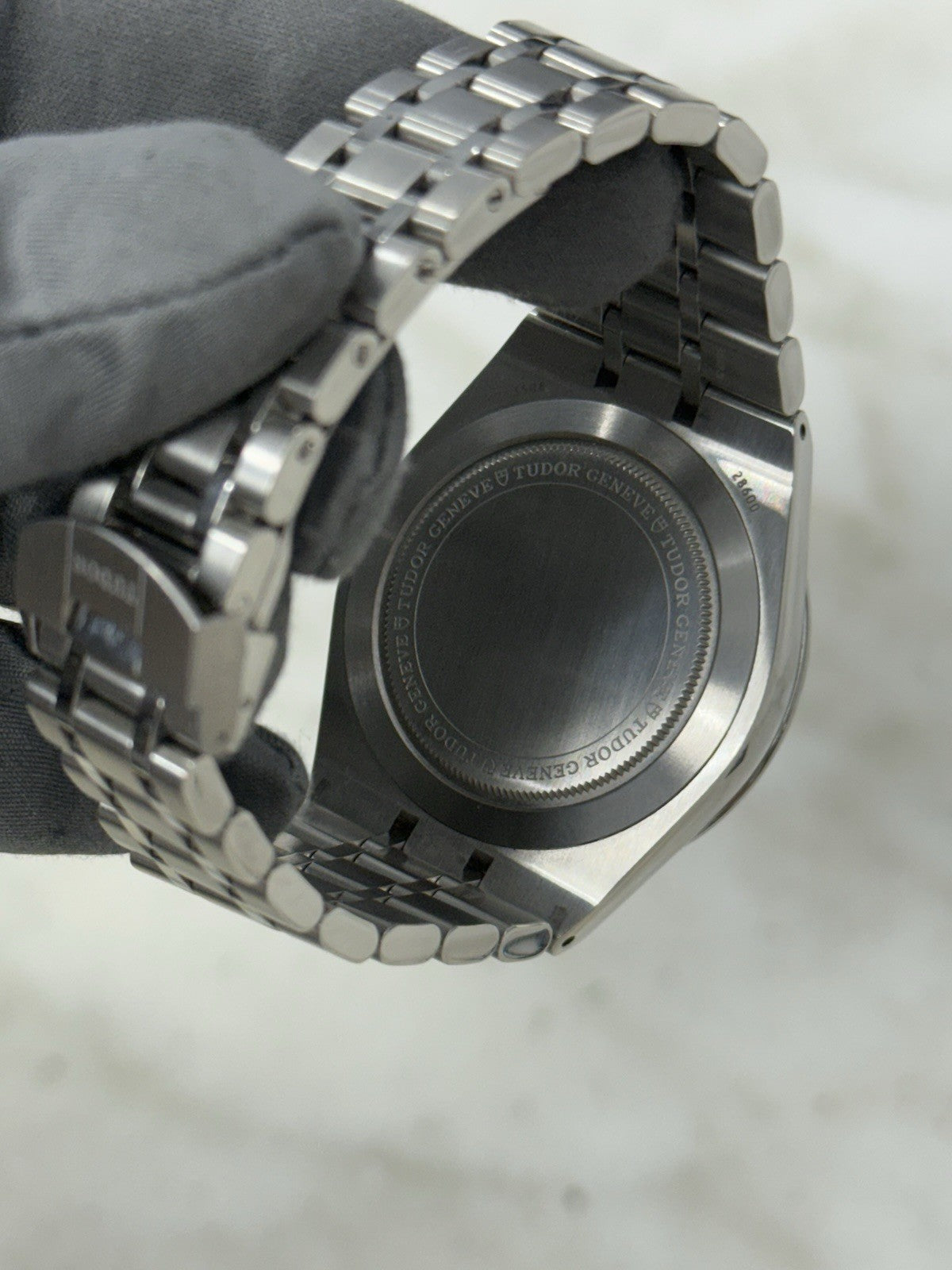 2021 Tudor Royal Blue Roman Day Date Stainless Steel Men's Automatic Watch 28600