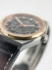 Zenith Defy Titanium 18k Gold Skeleton Dial 41mm Automatic Mens Watch 87.9001