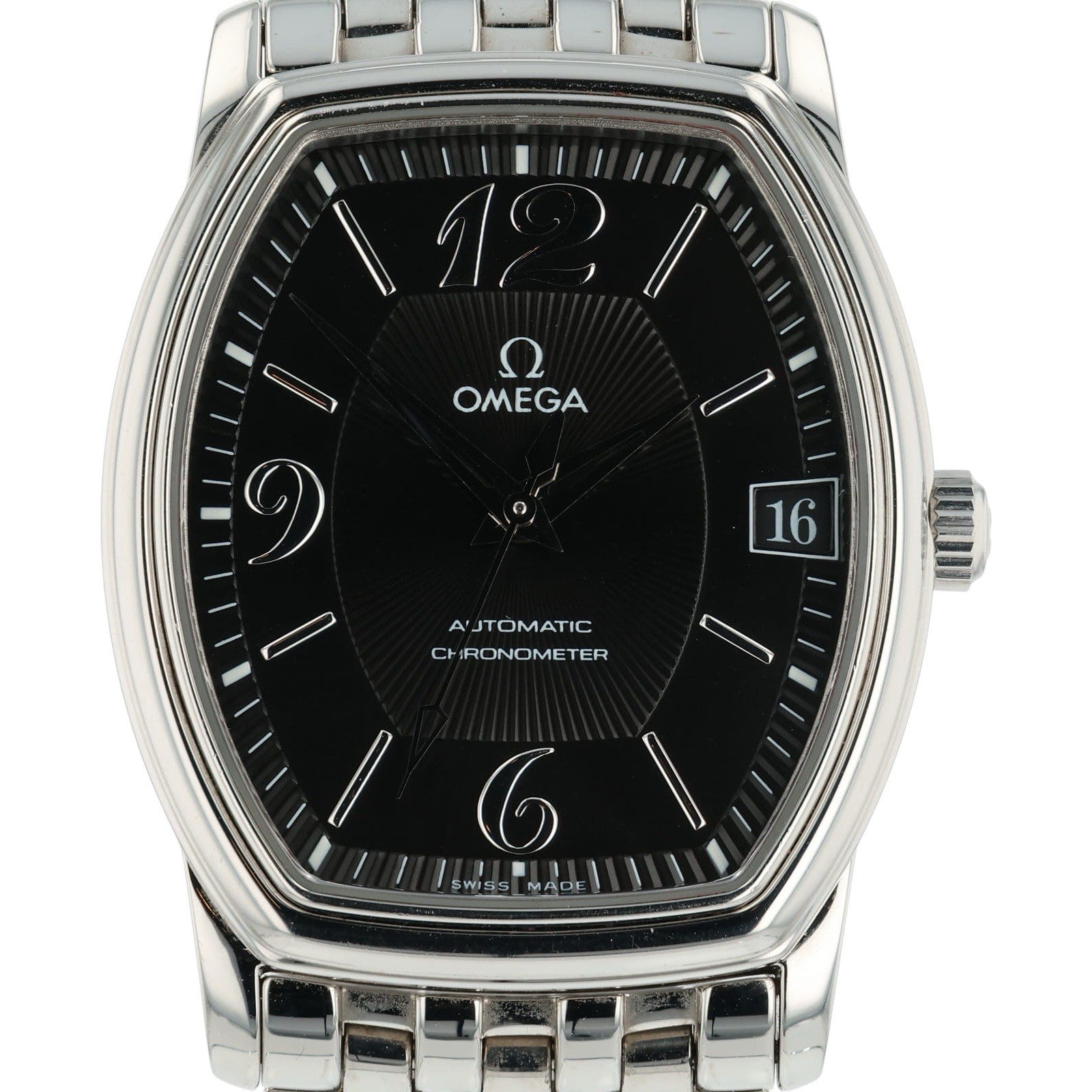 Omega DeVille Prestige Steel Black Dial 31x35mm Automatic Men’s Watch 4503.51.00