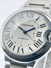 2020 Cartier Ballon Bleu Steel Silver Dial 36mm Automatic Mens Watch W6920046