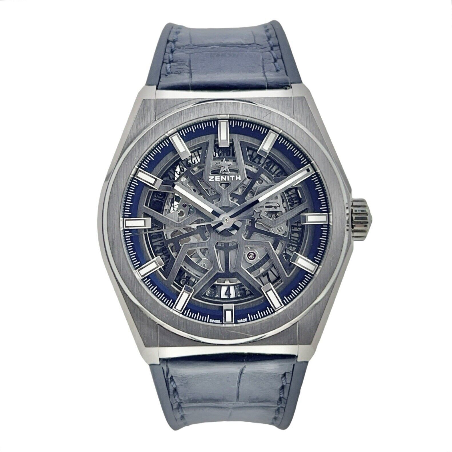 Zenith Defy Skeleton Titanium 41mm Automatic Men’s Watch 95.9000.670  Box/Papers