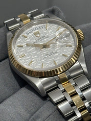 2011 Tudor Date Day Steel and Gold 36mm Automatic Men’s Watch 76213 W/ Papers