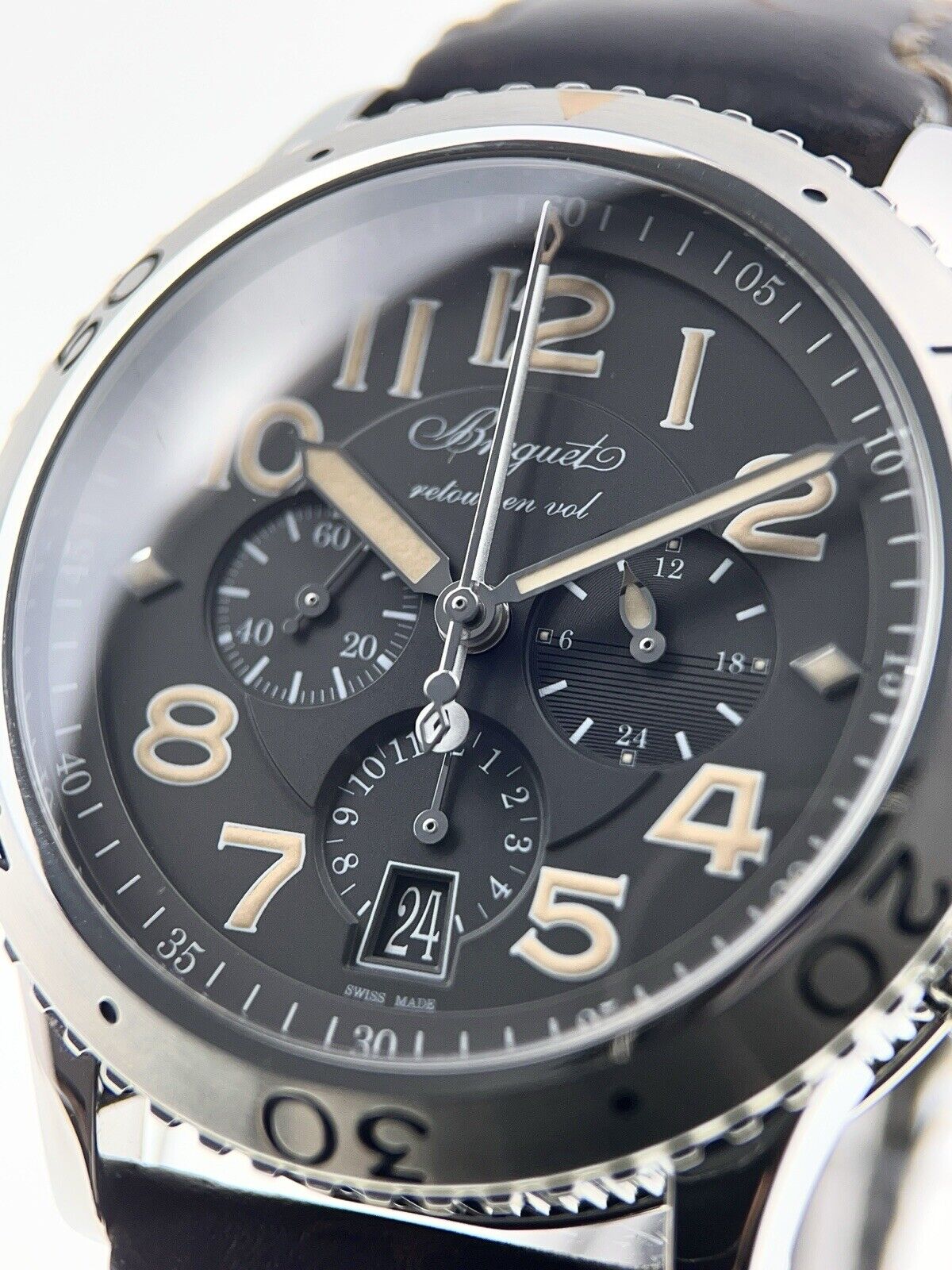 2017 Breguet Type XXI Steel Gray Dial 42mm Automatic Men’s Watch 3817ST