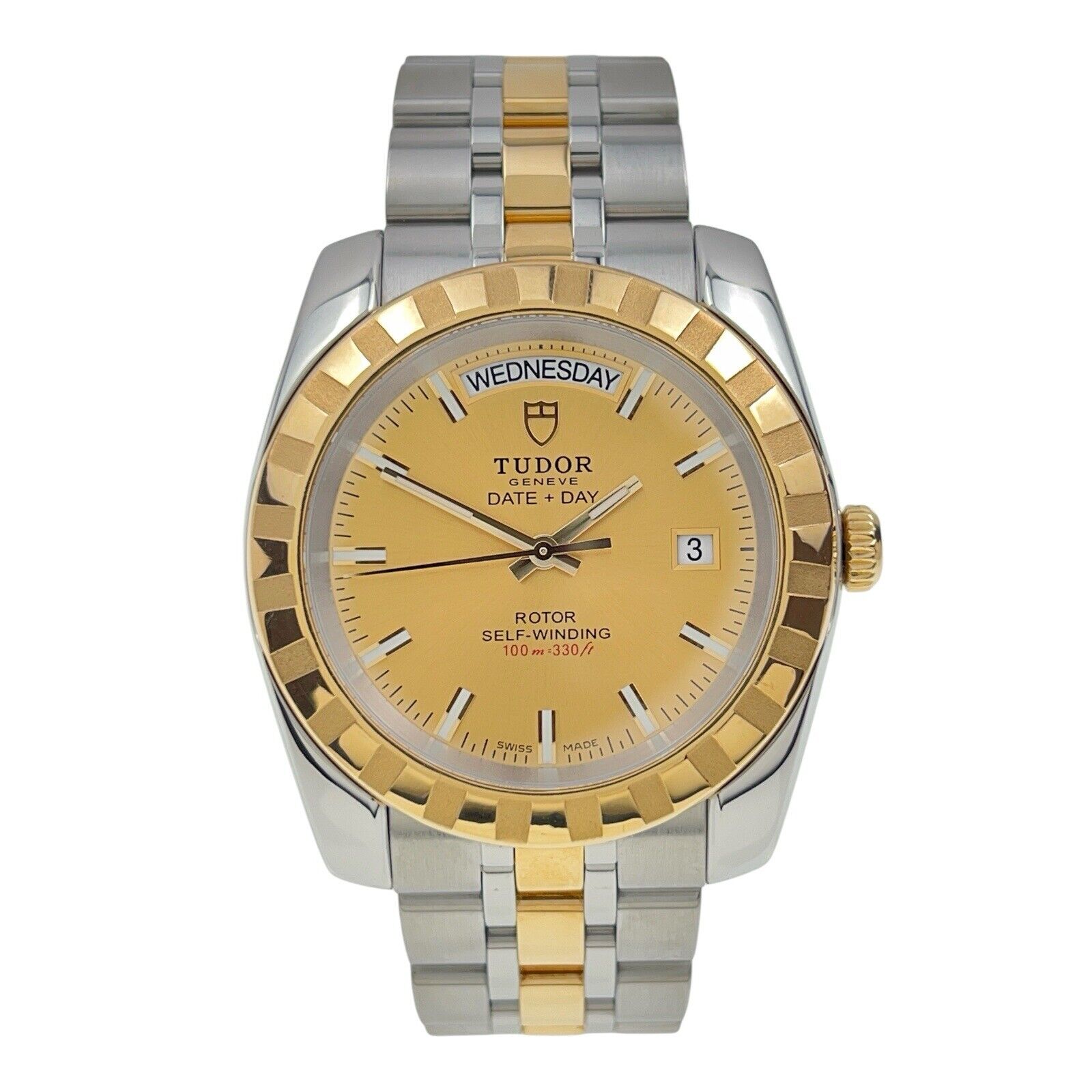 Tudor Classic Day Date Steel & Gold 41mm Automatic Men's Watch