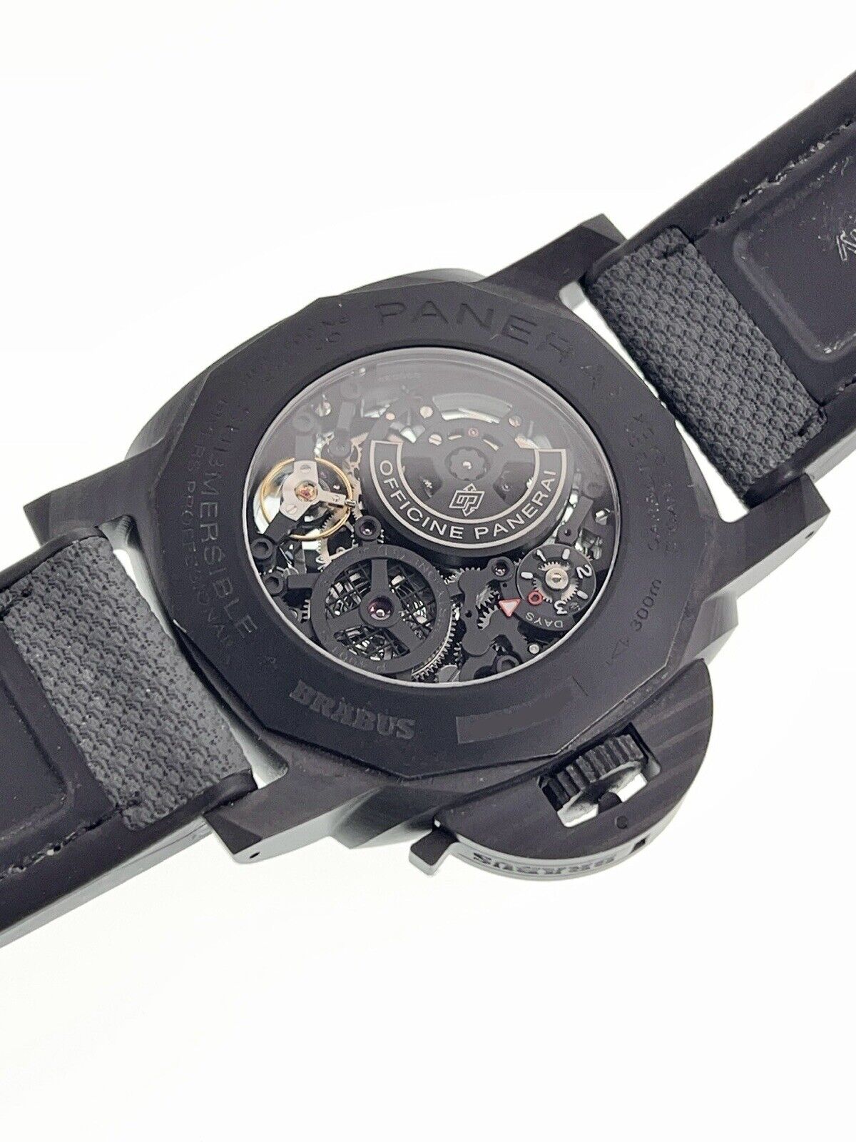 2022 Panerai Submersible Brabus Carbon Fiber Men’s Automatic Watch PAM01240