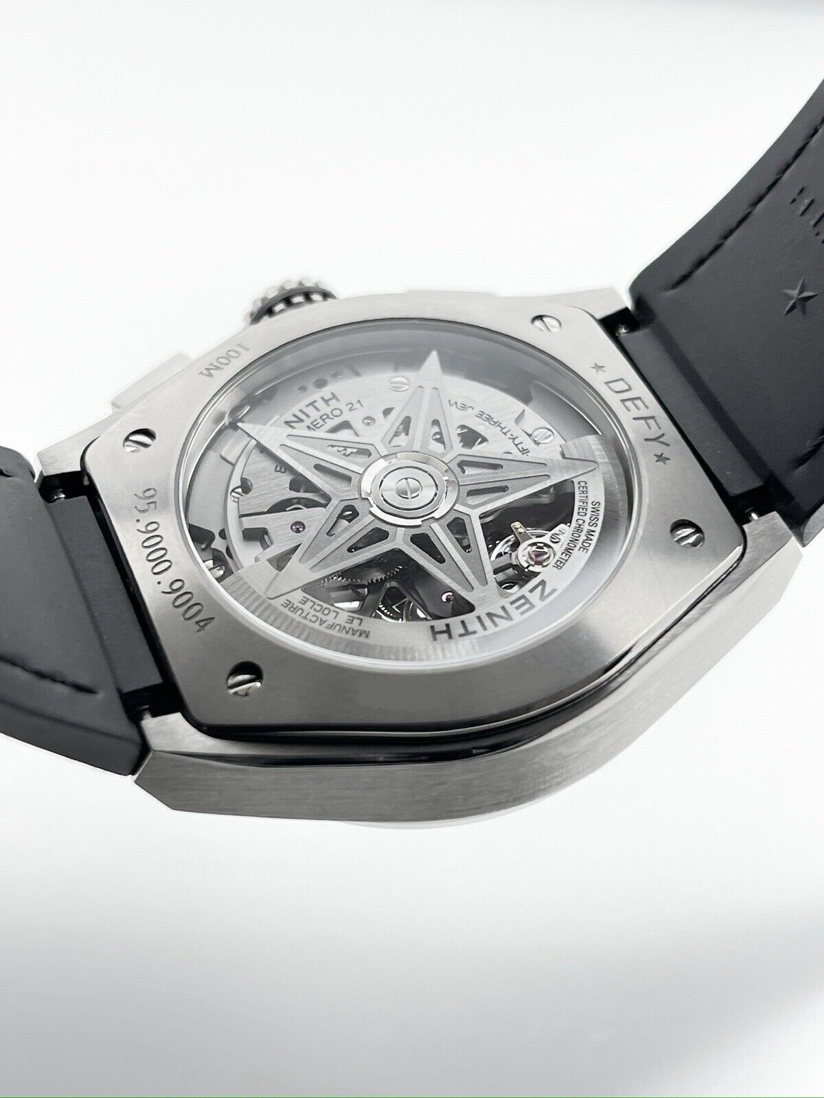 2019 Zenith El Primero Skeleton 44mm Automatic Watch 95.9000.9004  Box & Papers