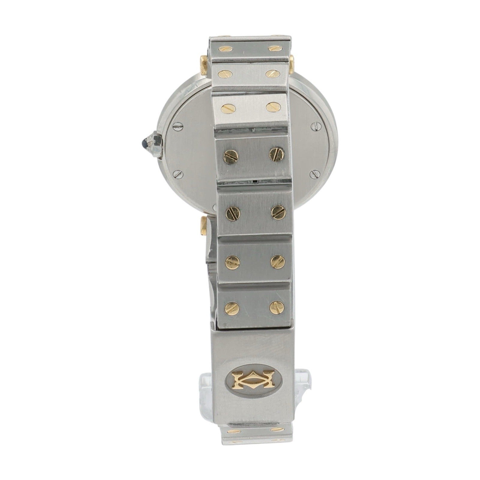 Cartier Santos Vendome Steel & Gold White Dial 27mm Quartz Women’s Watch 8191
