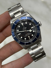 2019 TUDOR Black Bay Blue Stainless Steel Men's Watch 79230B - Papers only