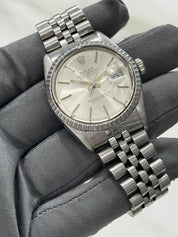 1987 Rolex Datejust Silver Dial Automatic Jubilee 36mm Steel Watch 16030
