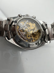 1985 Men's Omega Speedmaster Moonwatch Exhibition Back 3592.50 Apollo XI Watch