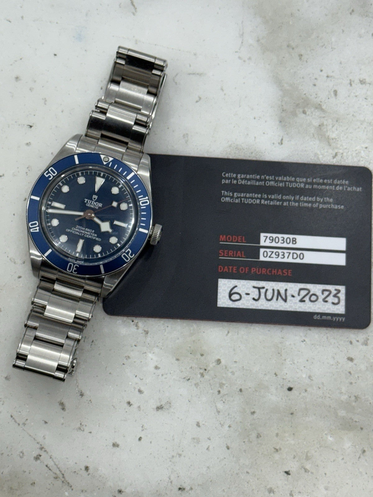 2023 TUDOR Black Bay 79030B Stainless Steel Men's Automatic Watch - Box/Papers