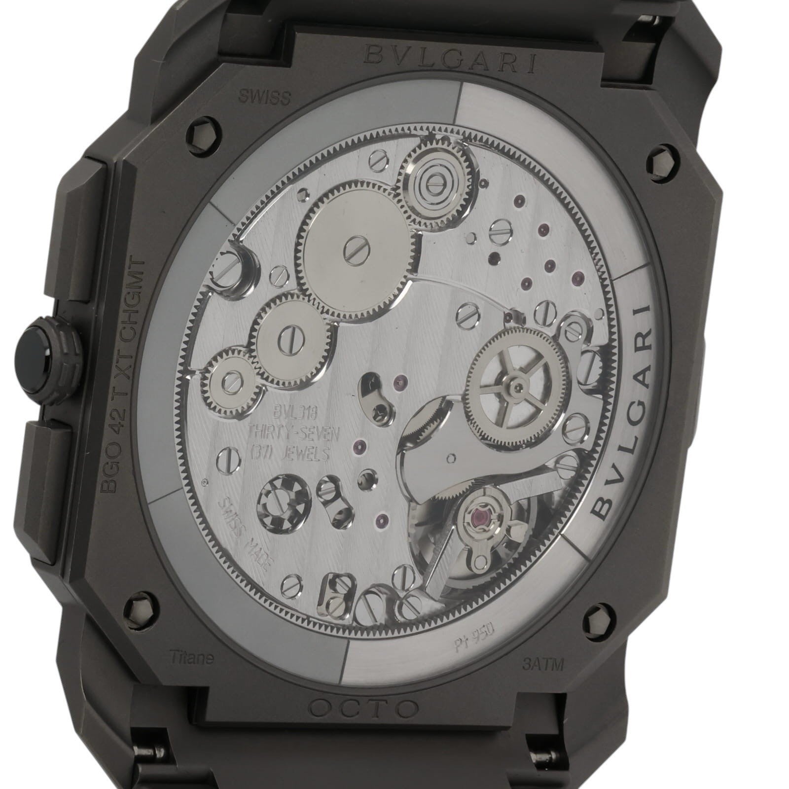 Bulgari Octo Finissimo Titanium Grey Dial 42mm Automatic Mens BGO 42 TXT CHGMT
