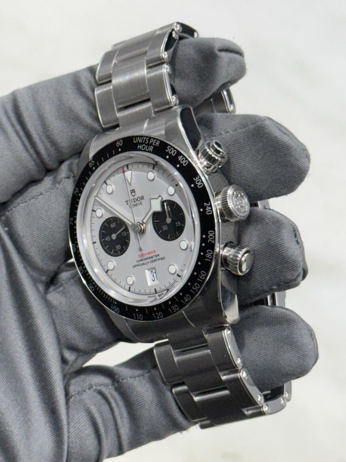 2021 Tudor Black Bay Chrono Steel Panda 41mm Automatic Men’s Watch 79360N