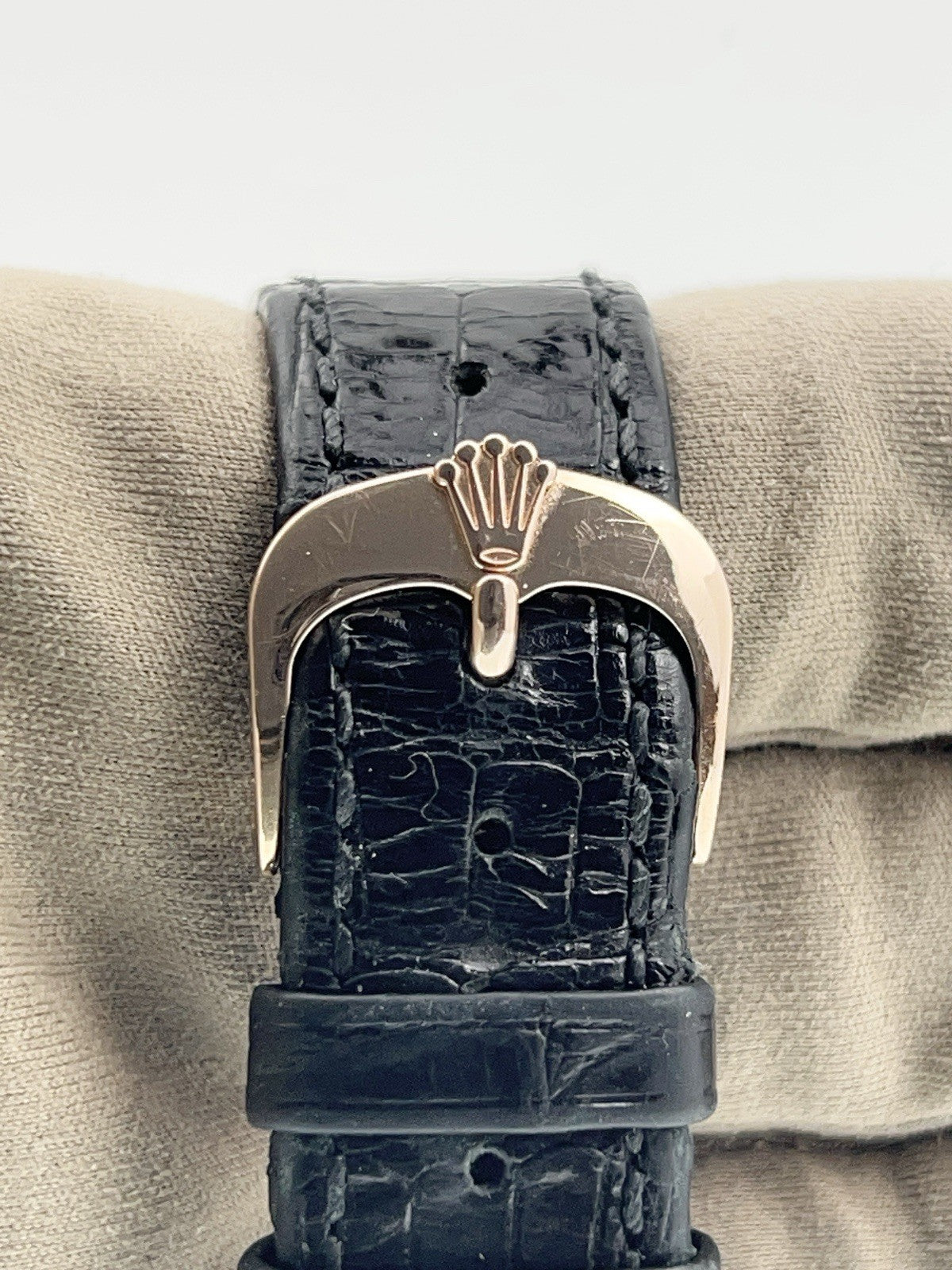 2020 Rolex Celini 18k Rose Gold Black Dial 39mm Automatic Men’s Watch 50525