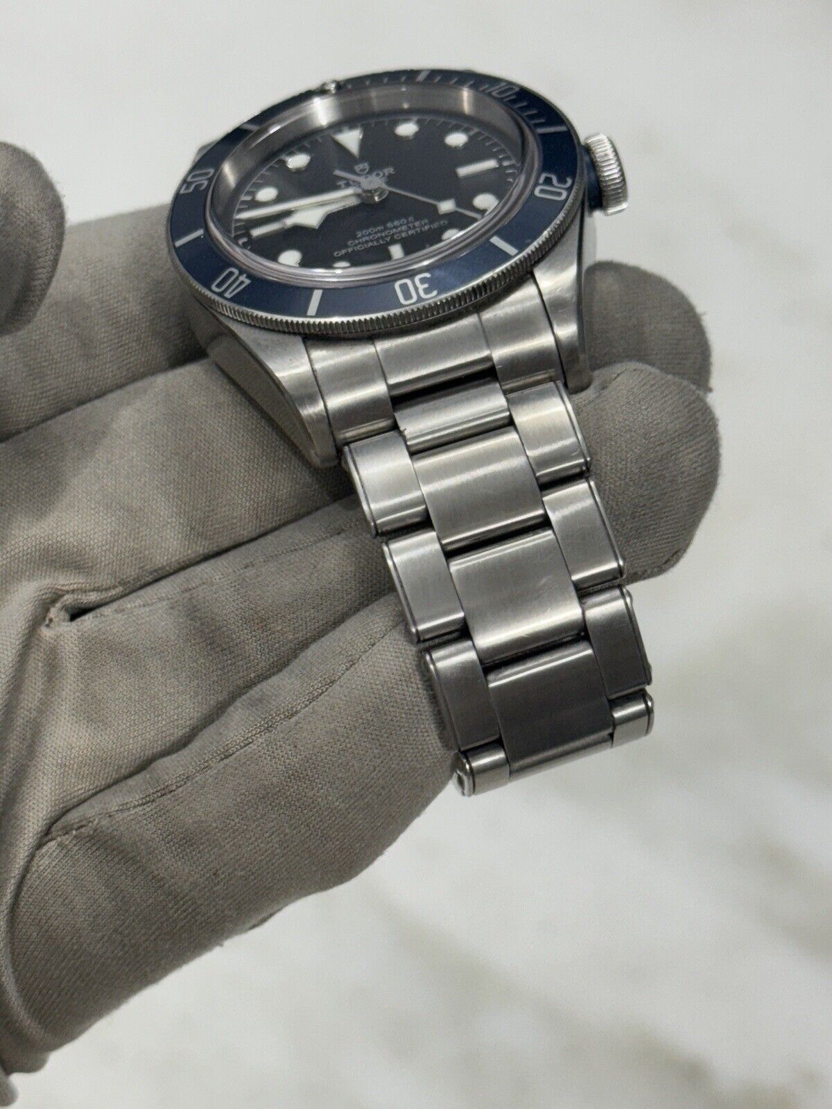 2018 TUDOR Black Bay Blue Stainless Steel Men's Watch 79230B - Box & Papers