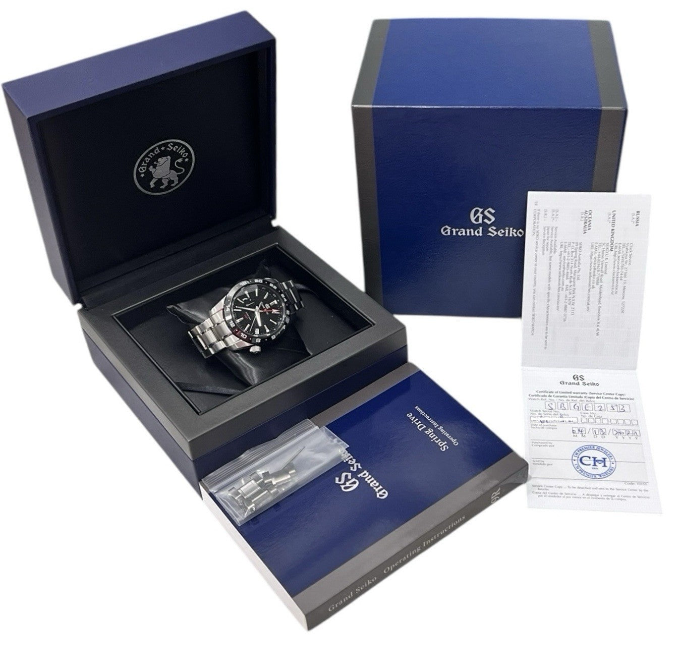 2021 Grand Seiko Stainless Steel Black Dial 40mm Automatic Men’s Watch SBGE253