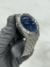 2021 Tudor Royal Blue Roman Day Date Stainless Steel Men's Automatic Watch 28600
