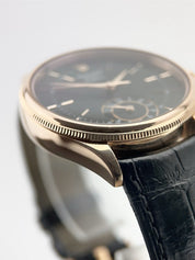 2020 Rolex Celini 18k Rose Gold Black Dial 39mm Automatic Men’s Watch 50525