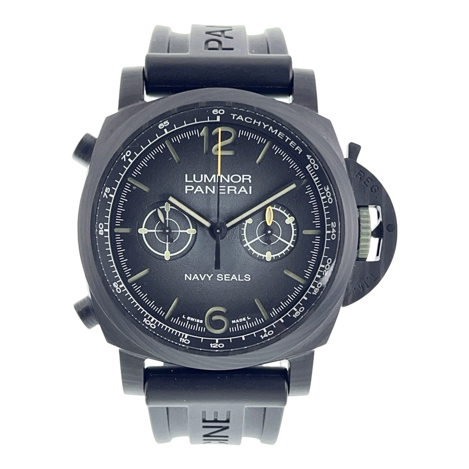 Panerai Luminor Navy Seals Carbon Black Dial 44mm Automatic Men’s Watch PAM01419