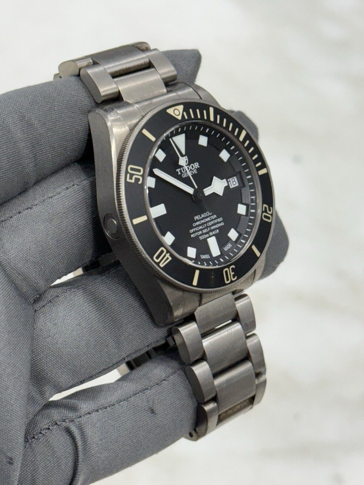 2016 Tudor Pelagos Chronometer Automatic 42mm Black Dial Men's Watch 25600TN