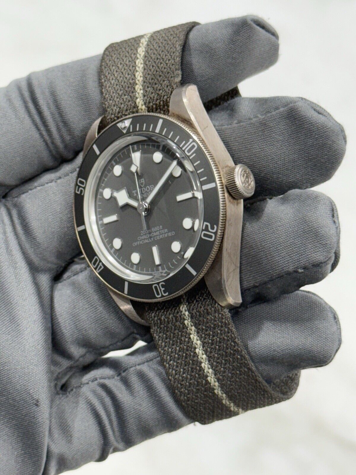 2021 Tudor Black Bay Fifty Eight 925 Silver Fabric Strap 79010SG - Box/Papers