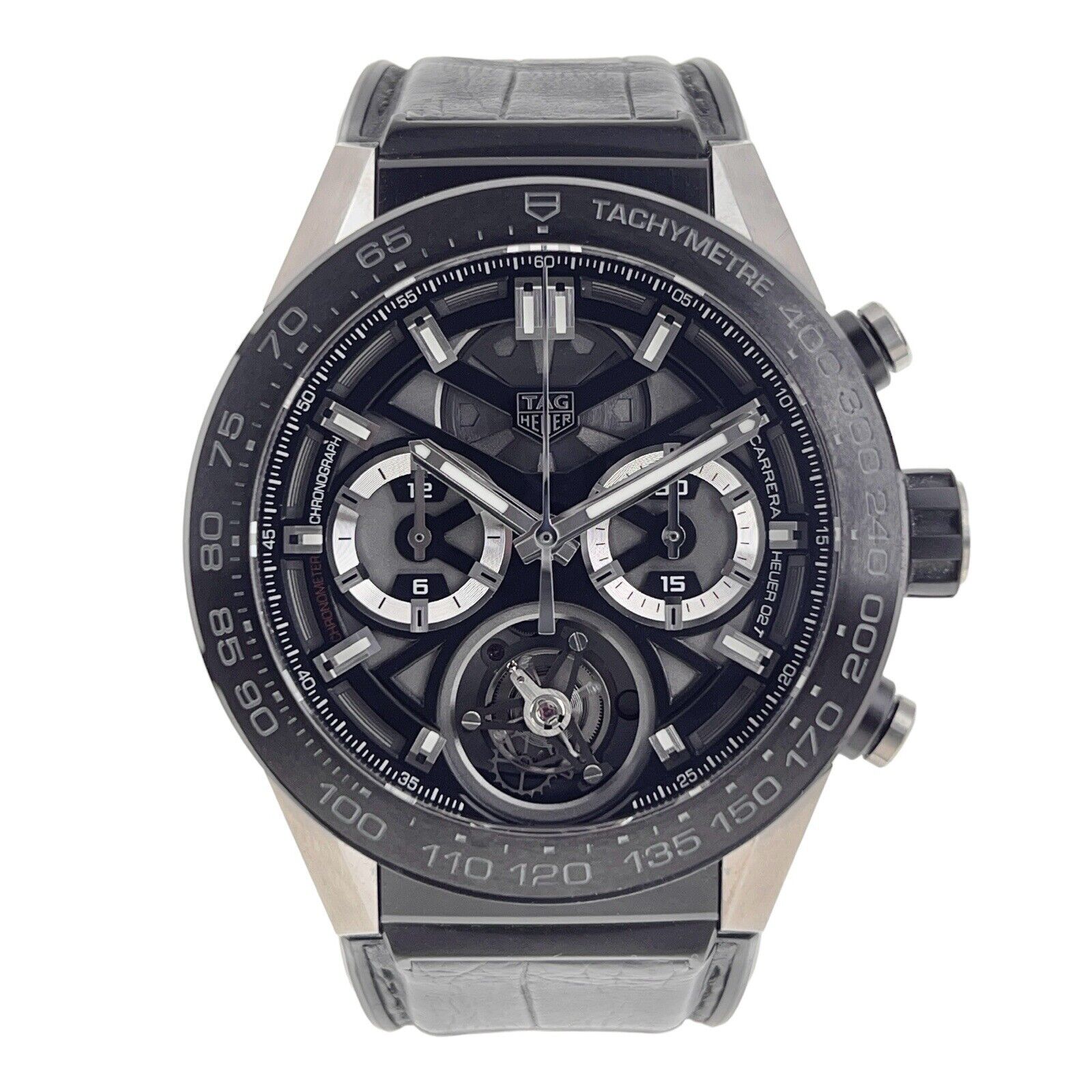 2019 Tag Heuer Carter’s Tourbillion Steel 45 Automatic Men’s Watch CAR5A8Y - B/P