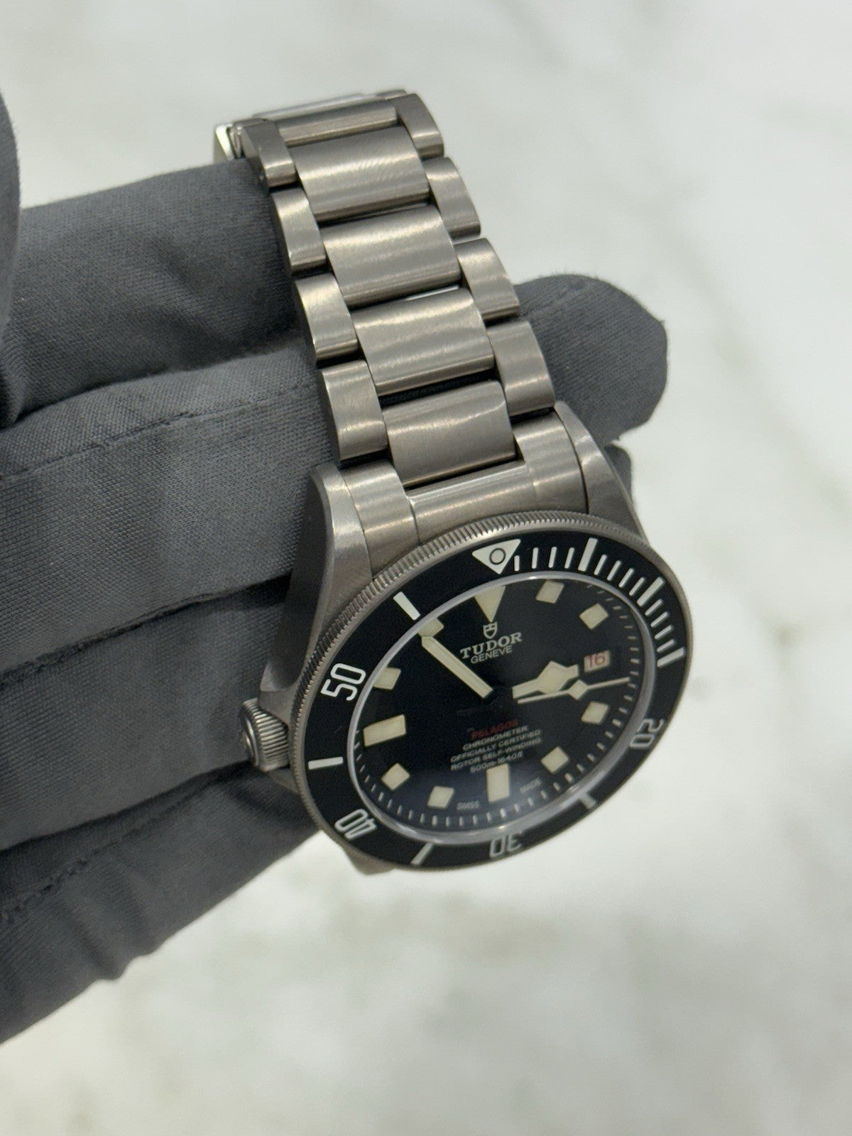 2018 Tudor Pelagos LHD Men's Black Dial 25610TNL Titanium Automatic Watch - B/P