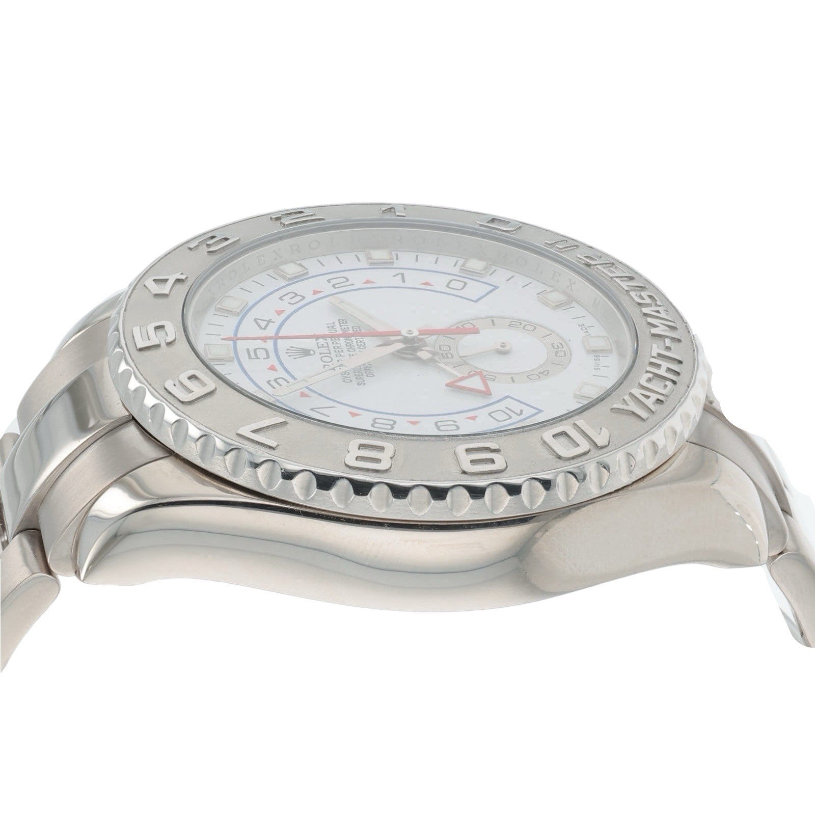 Rolex Yacht-Master II 18k White Gold 44mm White Dial Automatic Mens Watch 116689