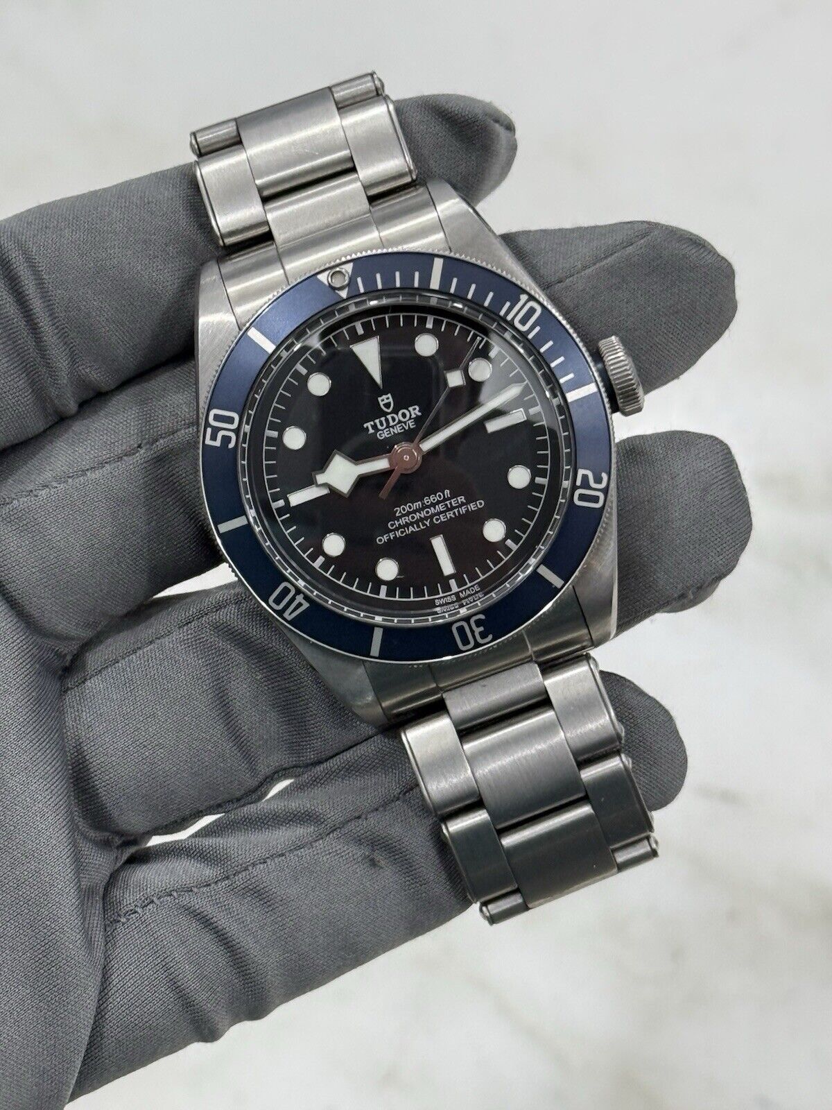 2020 TUDOR Black Bay Blue Stainless Steel Men's Watch 79230B - Box & Papers