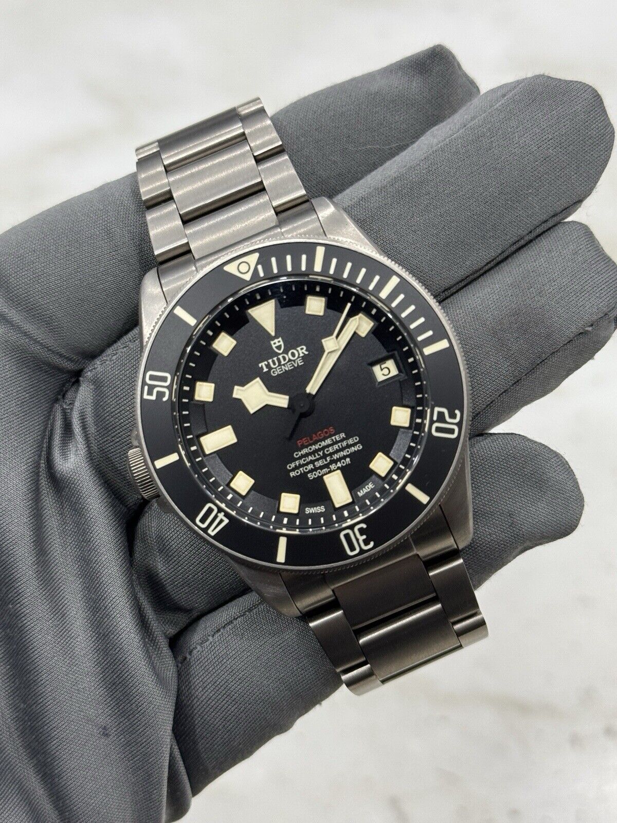 2019 Tudor Pelagos LHD Men's Black Dial 25610TNL Titanium Automatic Watch