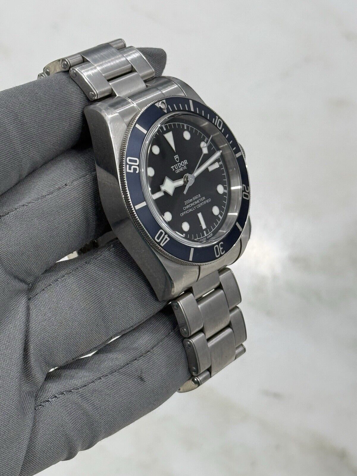2020 TUDOR Black Bay Blue Stainless Steel Men's Watch 79230B - Box & Papers