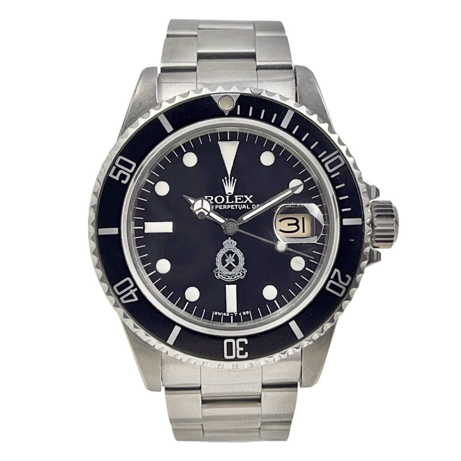 Rolex Submariner Date Stainless Steel Black 40mm Automatic Men’s Watch 16800