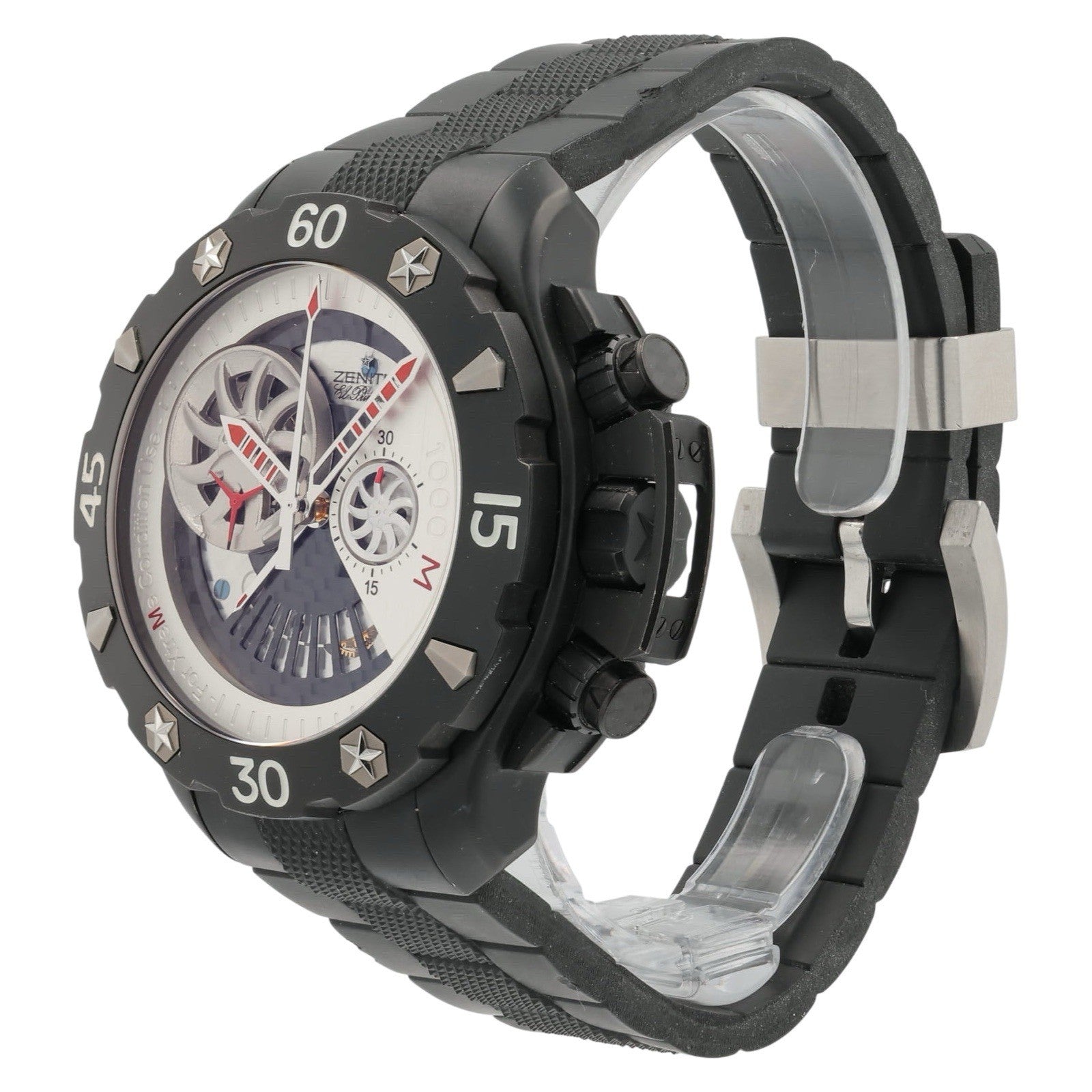 Zenith Defy Xtreme Titanium Silver Dial 47mm Automatic Men’s Watch 96.0525.4021