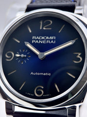 2019 Panerai Radiomir 1940 3-Days Blue Dial 42mm Automatic Movement Box/Papers