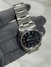 2002 Rolex Explorer 36mm 114270 Stainless Steel Men's Black Watch Swiss Made