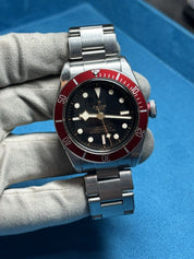 2018 Tudor Black Bay 41 Automatic Red Bezel Watch 79230R Watch - Box/Papers