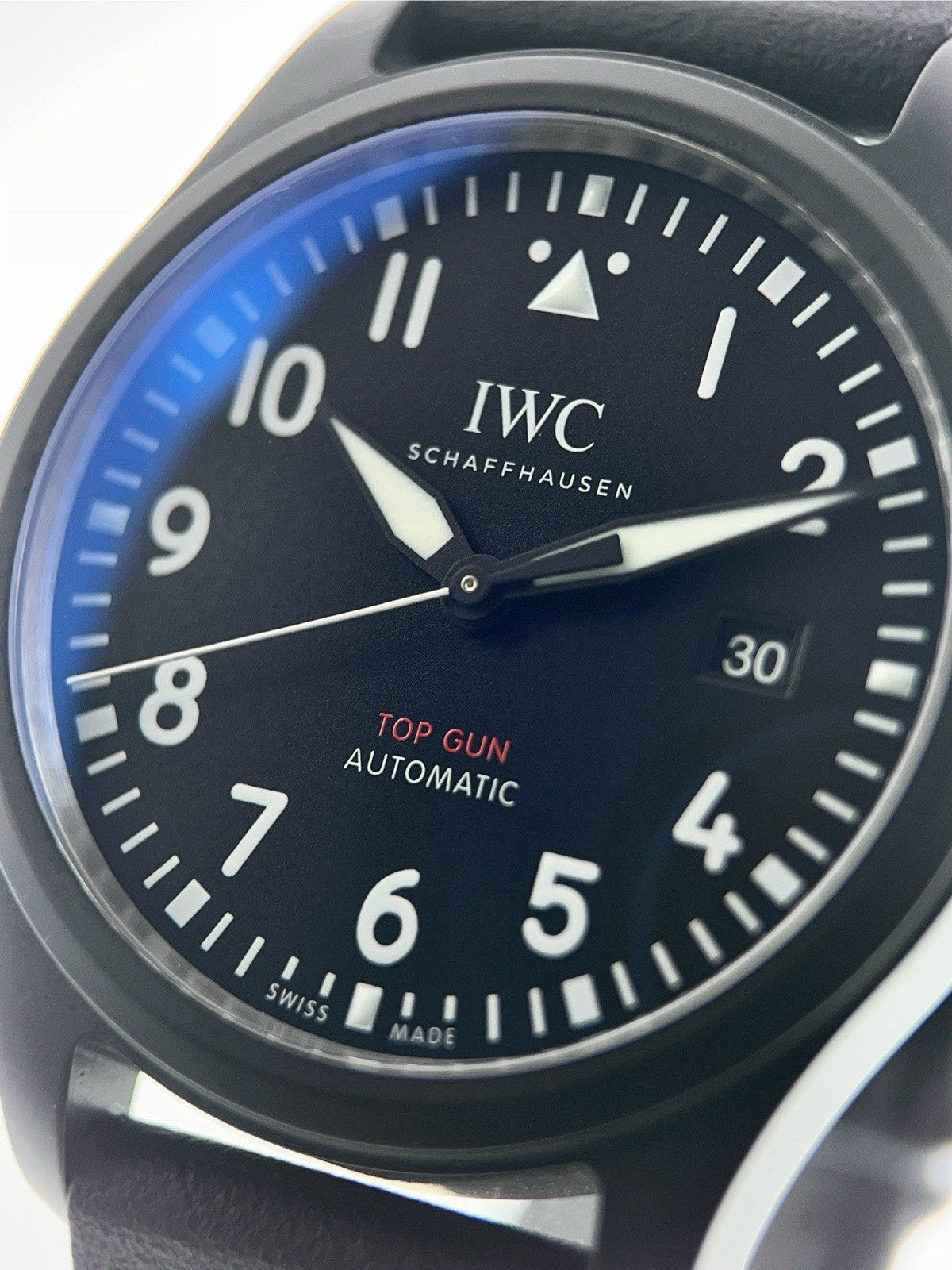 2023 IWC Pilot Top Gun Ceramic Black Dial 41mm Automatic Men's Watch IW326906