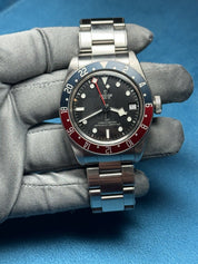 2021 Tudor Black Bay GMT Pepsi Stainless Steel Men's Watch 79830RB Box & Papers