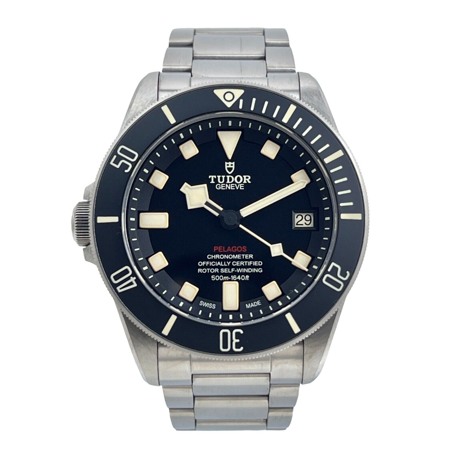 2018 Tudor Pelagos LHD Mens Black Watch 25610TNL Titanium Automatic Watch B/P